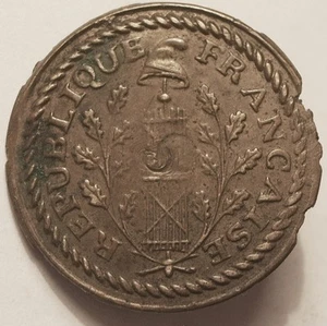 Bouton Révolution Française, fin 18° / début 19° siècle !! - Imagen 1 de 1