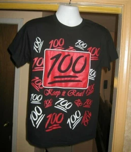 Alstyle Men's Keep It Real 100 Graphic T Shirt Medium - Picture 1 of 5