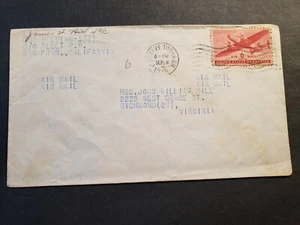 Minesweeper USS HEED AM-100 Naval Cover 1945 WWII Sailor's Mail - Picture 1 of 2