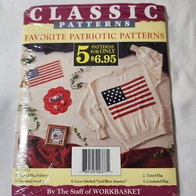 Workbasket Classic Patterns WBS 1153 Favorite Patriotic Patterns - Image 1 of 4