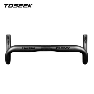 TOSEEK Carbon Fiber Bicycle Handlebar Road Bike Drop Bar 31.8*380/400/420/440mm - Image 1 of 4