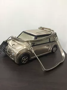 mini car shaped hand bag new with tags amliya leather collection volkswagon amel - Foto 1 di 21