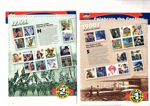 Celebrate the Century US Stamps Scott 3182-91 1900s-1990s CV $265 (bb12 - Picture 1 of 5
