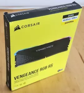 New | Factory Sealed | Corsair VENGEANCE RGB RS 128GB (4 x 32GB) DDR4 3200 C16 - Picture 1 of 3
