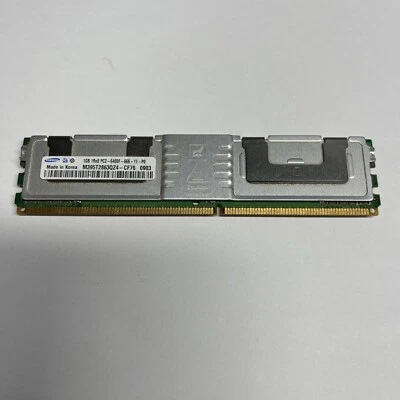 Server Memory Samsung  M395T2863QZ4-CF76 1GB 1Rx8 PC2-6400F-666-11-P0 BUFFERED - Image 1 of 3