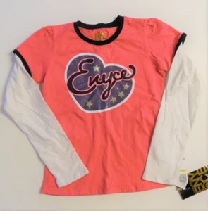 Enyce Girls Long Sleeve Heart Pink White Purple Black Size 8-10 Medium NWT - Picture 1 of 1