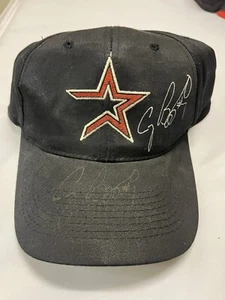 Craig Biggio Multi Signed Auto Houston Astros Souvenir Baseball Hat Cap JSA - Picture 1 of 6