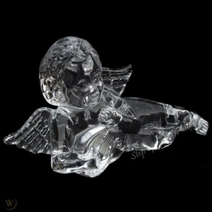 Waterford Cherub Angel With Love Crystal 6.5" Hand Finished Christmas NIB - Picture 1 of 2