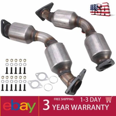 2x Left&Right Catalytic Converter for Infiniti G37 3.7L 2008 2009 2011-2013 - Image 1 of 4