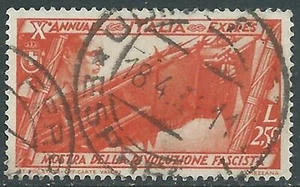 1932 REGNO ESPRESSO USATO MARCIA SU ROMA 2,50 LIRE - RE26-7 - Imagen 1 de 1