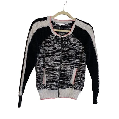 Suéter Victoria's Secret Mujer Pequeño Pequeño Cárdigan Cremallera Bolsillos Pesados Foto 1 de 4