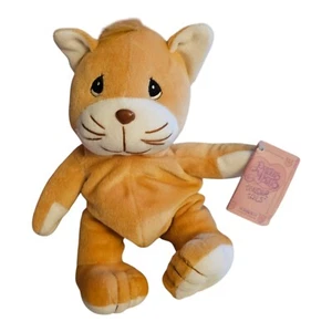 Precious Moments TENDER TAILS CAT 8" KITTEN Tan Plush Stuffed 1998 Ensco NWT - Picture 1 of 3