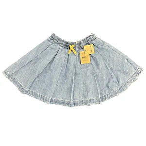 Boden Girls Pull On Twirly Pleated Skirt CD4 Light Vintage Kids Size 7-8Y NWT - Picture 1 of 8