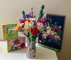 LEGO Botanical Collection Flower Bouquet 10280 Roses & Tulips 40460 40461 New - Picture 1 of 1