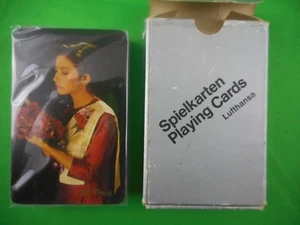 Vintage Lufthansa Airlines Playing Cards Thai Woman - Cards sealed. Spielkarten - Picture 1 of 4