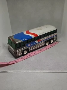 1979 Tin Buddy L Greyhound Bus Americruiser No. 4950 Made in Japan No Date - Picture 1 of 8
