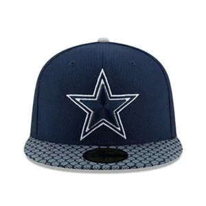 Dallas Cowboys New Era Sideline 59FIFTY Sombrero Ajustado Azul Marino Talla 8 1/4 - Imagen 1 de 4