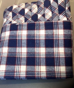 Longaberger 1990 J.W. Series Large Berry Liner-J.W. Plaid Fabric-New!!! - Picture 1 of 2
