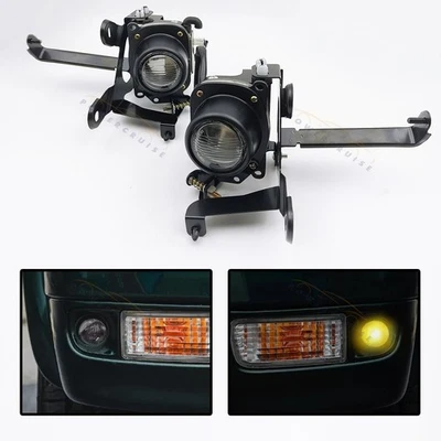 2Pcs Fog Light w/ Bulbs Clear Lens Right & Left For 1999 to 2002 Toyota 4Runner - Image 1 of 4