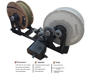 MOTORIZED Upgraded 3D Filament Re-spooler/Transfer - Pre-assembled - Bambu Lab - Picture 1 of 16