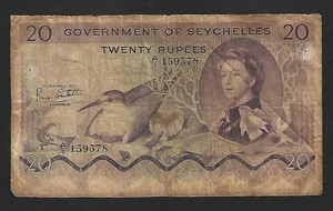 Seychelles 20 Rupees dated 1971 P16b VG+ - Picture 1 of 2