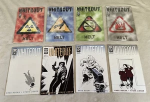 (8) Whiteout #1-4 (Oni, 1998) And Melt #1-4 Complete - Greg Rucka, Steve Lieber - Picture 1 of 4