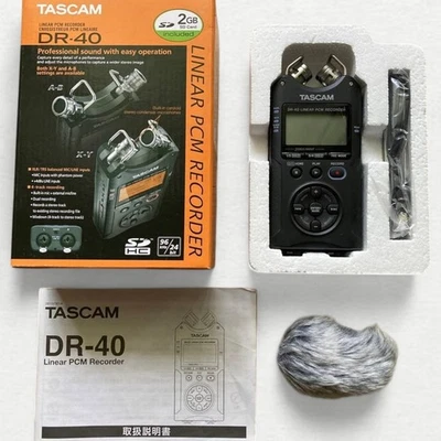 TASCAM DR-40 Tragbarer Digital Audio Recorder Home Recording Integrierter... - Bild 1 von 4