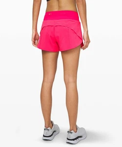 Lululemon Speed Up Short lang *4" aktualisierte Passform rot Größe 4 Heartthorb - Bild 1 von 9