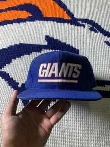 Vintage Starter New York Giants Hat Snapback NFL Football 100% Wool Blue Cap!!!! - Picture 1 of 8
