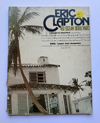 Eric Clapton 461 Ocean Boulevard Piano/Vocal Songbook - Image 1 of 4