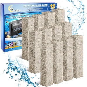 12 Stück Ammoniak Reduzier Filter Pads kompatibel mit Aqueon Quietflow 20 & 75, Spon - Bild 1 von 7