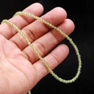 2-3 MM Schöne A++ Peridot Facettierte Runde Edelstein Perlen Handgefertigte H... - Bild 1 von 12