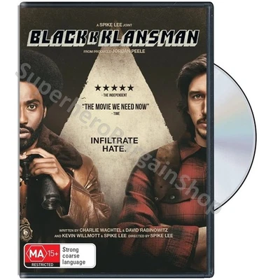 BlacKkKlansman (DVD, 2018) PAL Region 2&4 (Adam Driver, John David Washington) - Image 1 of 4