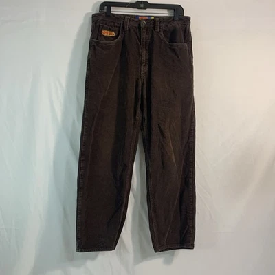 Empyre Pants Men 32 (32x28) Brown Corduroy Loose Relax Fit Baggy Skater Y2K READ - Image 1 of 4