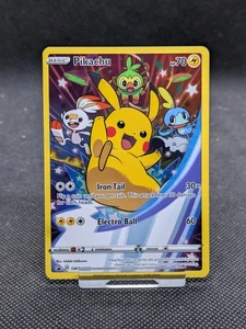 Pikachu SWSH020 Schwert & Schild Black Star Promo Pokemon Karte *Neu* - Bild 1 von 6