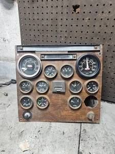 Peterbilt Instrument Cluster Gauge Panel W/ Key 17-02946 - Bild 1 von 5