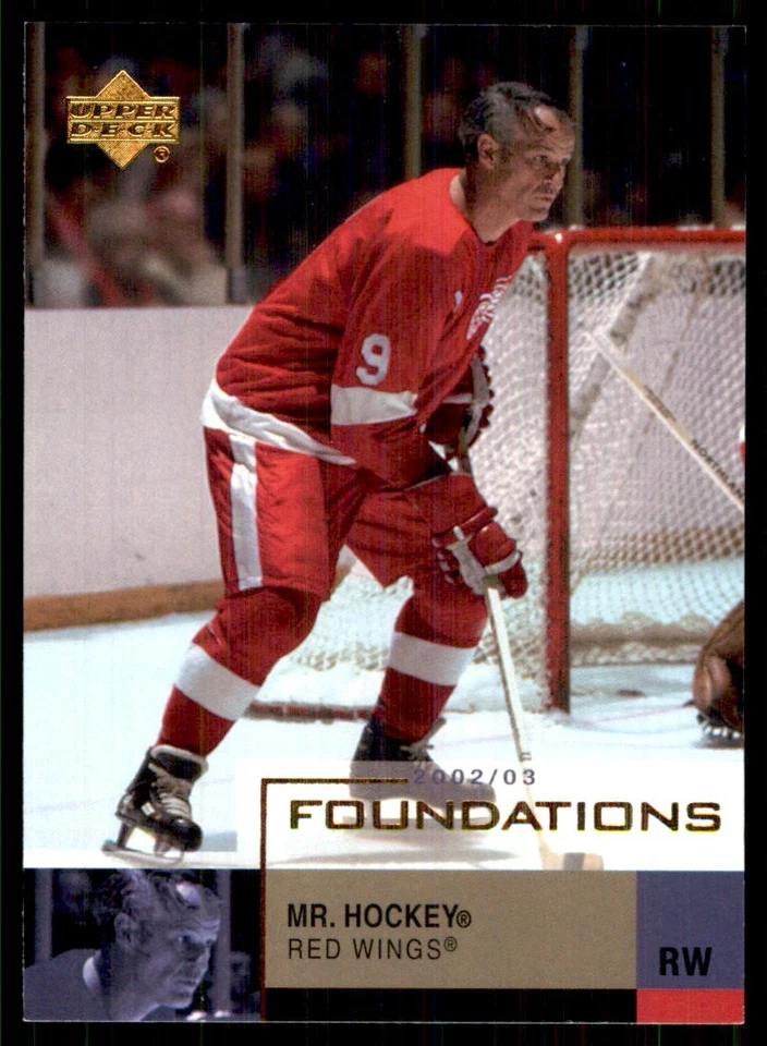 2002-03 Upper Deck Foundations Gordie Howe Detroit Red Wings #23 - Image 1 of 2