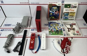 Nintendo Wii Mario 25th Anniversary Edition console+ MARIO Wii Remote -SAME DAY - Picture 1 of 10