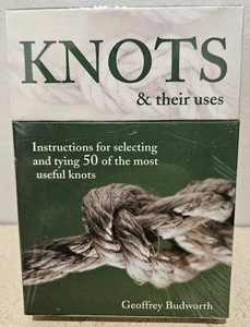 KNOTS & THEIR USES (FLASHCARDS) By Geoffrey Budworth - New Sealed Rope Technique - Picture 1 of 5