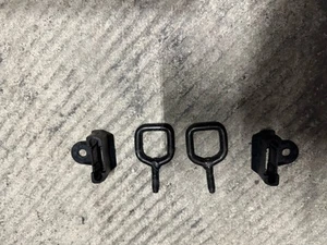 65617JL00C OEM NISSAN 370Z INFINITI Q70 G37 M37 HOOD LATCH STRIKER PLATE SET - Picture 1 of 4