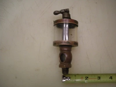 ENGRASADOR POR GOTEO DE LATÓN ESSEK VINTAGE HIT AND MISS STEAMPUNK HILO DE 1/4 PULGADA Foto 1 de 4