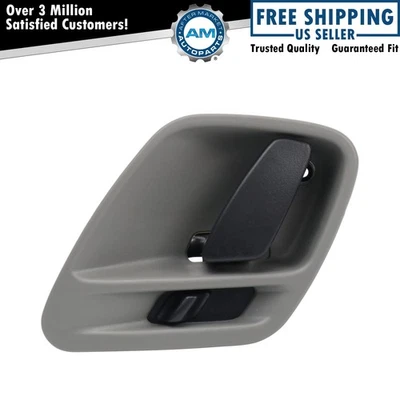 Front Left Rear Interior Door Handle Gray Fits 1999-2004 Jeep Grand Cherokee - Image 1 of 4