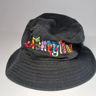 De Colección Disneyland Negro Boonie Sombrero Goofy's Sombrero Co Ajustado Talla 6 7/8 Ala Ancha Sombrero para el Sol Foto 1 de 4