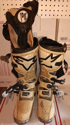 Alpinestars TECH 8 Off Road Dirt Bike ATV Motocross Boots Men's 9 See Notes - Image 1 of 4