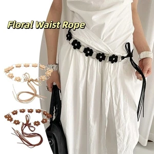 Bohème Ethnic Floral Waist Belt For Women High-End Dress W/ Jeans Waist Rope - Picture 1 of 15