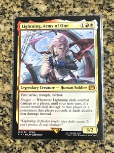 Magic the Gathering - Lightning, Army of One - Casi Como Nuevo - Final Fantasy M 0233 - Imagen 1 de 2
