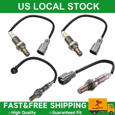 For 2002 2003 Lexus ES300 Toyota Camry 3.0L V6 4PCS Oxygen Sensor Upper+Under Foto 1 de 4