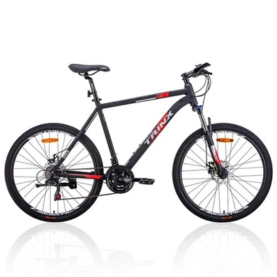 Trinx MTB Mens Mountain Bike 26 inch Shimano Gear 21-Speed [Colour: Matt Black W - image 1 of 4