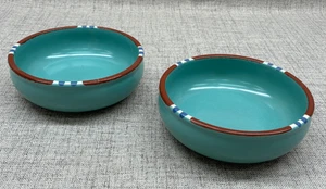 Dansk Mesa Türkis 6" Suppe Müslischalen Southwest Steinzeug EUC Set 2 - Bild 1 von 6