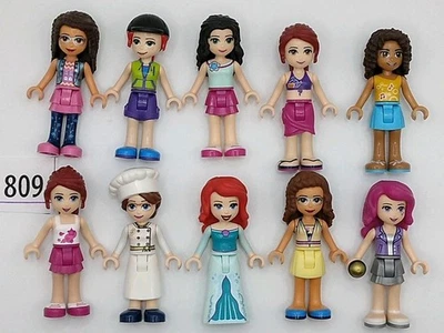 10 Lego Amigos Princesa Minifigura Ariel Navidad Medias Rellenas Niñas 809 Foto 1 de 4